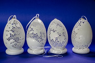 #pisanki #koronkowepisanki #bjgoleń #wielkanoc #dekoracjewielkanocne #eggart #jajkaażurowe #ażurowewydmuszki #poniatowa #ażurowepisanki