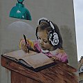 Mural 'Dziewczynka ze słuchawkami', artysta Arkadiusz Andrejkow