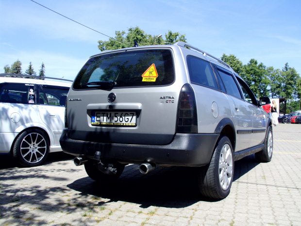 Opel Astra G podwójny wydech podwójny tłumik