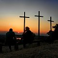 Wzgórze Trzech Krzyży górujące nad Kazimierzem Dolnym