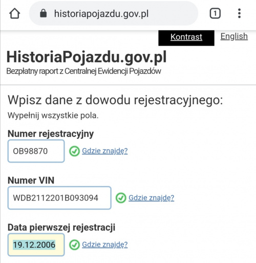 Historiapojazdu.gov.pl