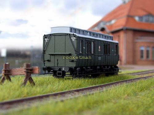 Model wagonu pocztowego P.K.P. w skali 1:87. Stacja Wilno. Epoka II #PKP #wagon #pocztowy #H0