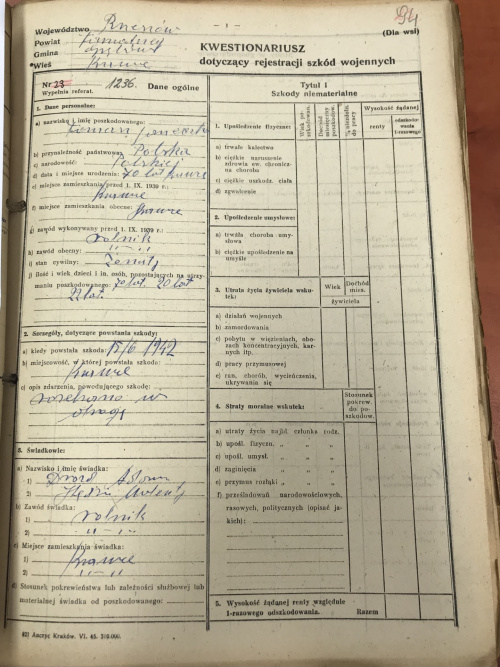 Rejestr szkód wojennych