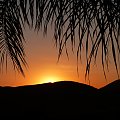 Zachód słońca w Opuwo
