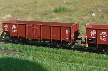 Wagony węglarki typu 9W kolei PKP włączone do wspólnego parku wagonowego [OPW]. Skala 1:87 Konwersja rocketman. #węglarka 9w #PKP #OPW