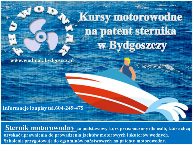 Kurs motorowodny Bydgoszcz