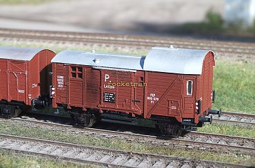 Wagon kierownika pociągu towarowego tzw brankard. Stacja macieżysta Leszno. PKP epoka IIIC. Skala 1:87 H0. Wykonanie rocketman #PKP #brankard #Leszno
